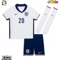 England Jarrod Bowen #20 Replica Home Minikit Euro 2024 Short Sleeve (+ pants)